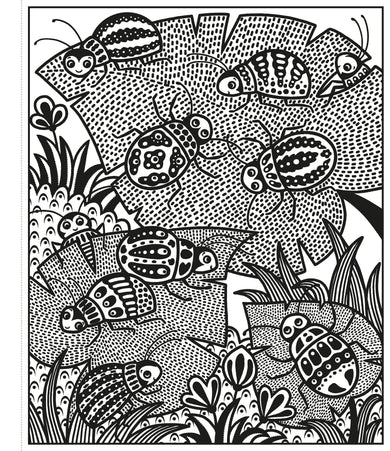 Jungle Magic Painting Book interior 1 (ISBN 9781474927499) [onix-asset:48a795321ee0ded7c1cb635672060b016424f9586218073d8875048738a4ffc0]
