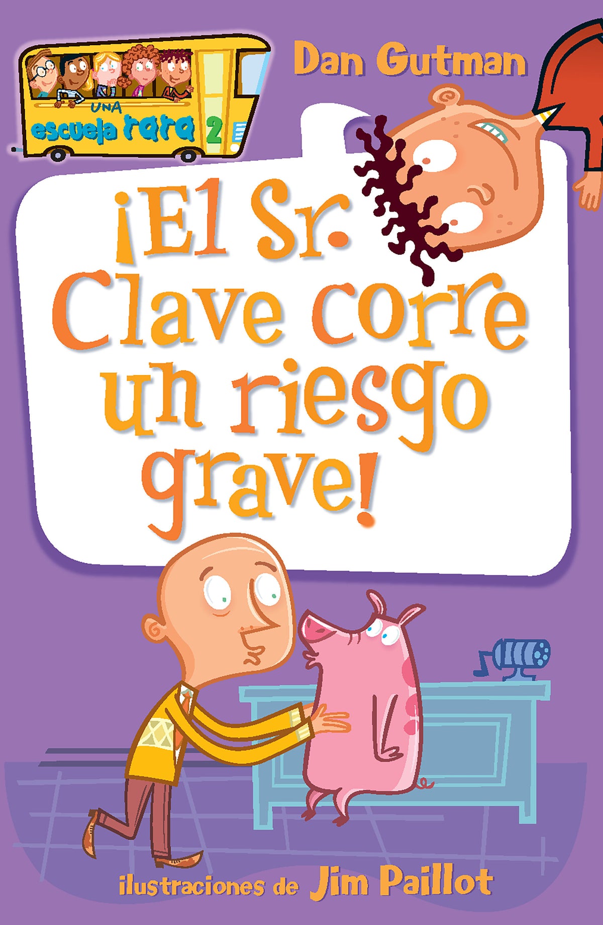 ¡El Sr. Clave corre un riesgo grave! / Mr. Klutz Is Nuts! cover (ISBN 9798890988539) [onix:dc41498fb073b90fcd36b287eae6fcd0]