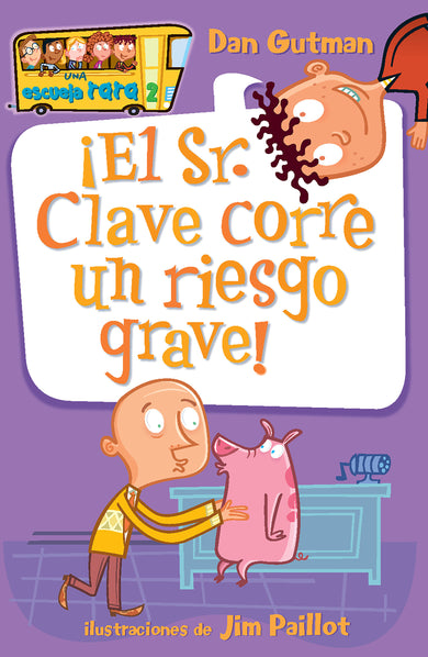 ¡El Sr. Clave corre un riesgo grave! / Mr. Klutz Is Nuts! cover (ISBN 9798890988539) [onix:dc41498fb073b90fcd36b287eae6fcd0]