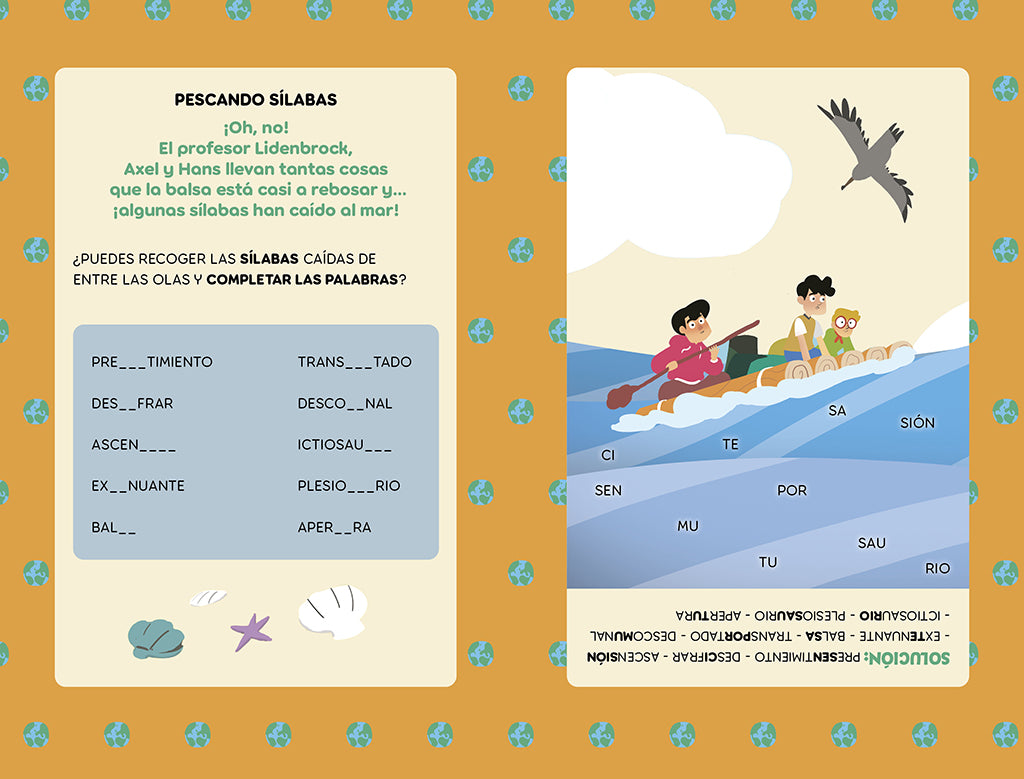 Viaje al centro de la Tierra: En letra MAYÚSCULA para aprender a leer / Journey to the Center of the Earth: In UPPERCASE Letters interior 4 (ISBN 9788427242982) [onix:527c8118b6dae471e4de5c5f383862d0]