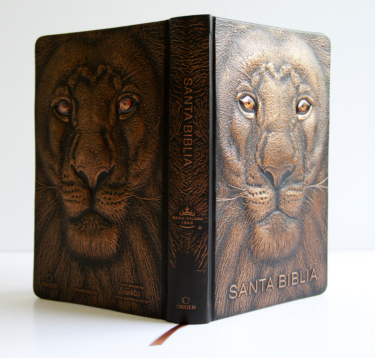 Biblia RVR 1960 Letra grande León de Judá edición especial bronce / Spanish Bible RVR 1960 Large Print Imitation Leather Lion of Judah Special Edition interior 4 (ISBN 9798890980076) [onix:8df176ce23ca703866401f95db0480d8]