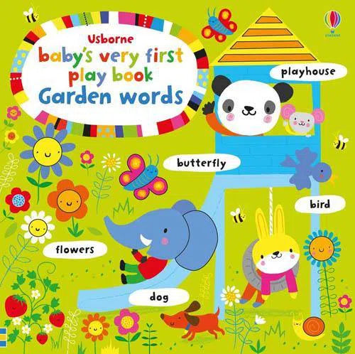 Baby's Very First Play book Garden Words Usborne