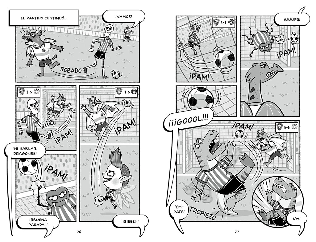 Club pelotazos. Diversión a patadas (con letra MAYÚSCULA) / Bad United: Just For Kicks interior 5 (ISBN 9788427250857) [onix:cacf93a91dc701516c7493b08e777998]