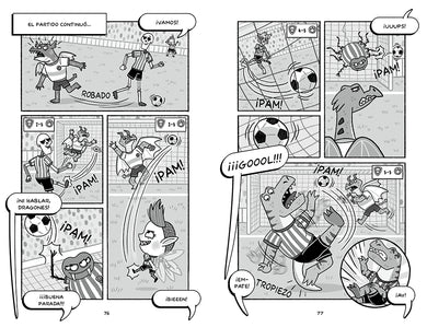 Club pelotazos. Diversión a patadas (con letra MAYÚSCULA) / Bad United: Just For Kicks interior 5 (ISBN 9788427250857) [onix:cacf93a91dc701516c7493b08e777998]