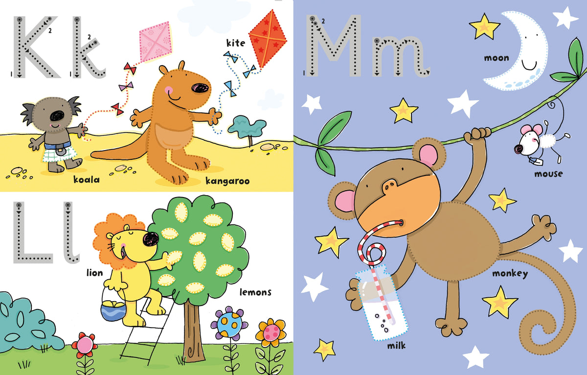 Wipe-Clean Alphabet interior 1 (ISBN 9781409531364) [onix-asset:3337ea6b6b8e71897d028a36fbdb74a5c9b7fc65bdf6529a12a2d85d017ad744]