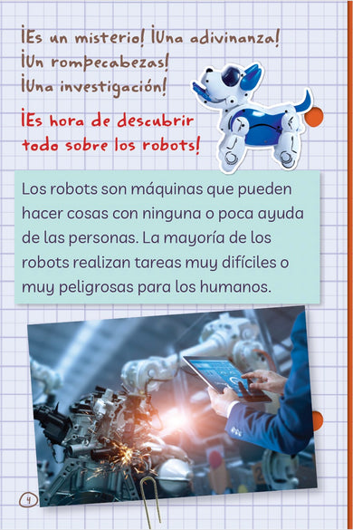 Ada Magnífica, científica, investiga: Todo sobre los robots / Ada Twist, Scientist: Rockin' Robots! interior 3 (ISBN 9798890982520) [onix:1db3e0052793e377162bcd3574372be3]