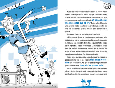 Javi y la isla de los balones malditos / Javi and the Island of the Cursed Balls interior 5 (ISBN 9788419522849) [onix:9ed80a450552b5f11e883ace13318df6]