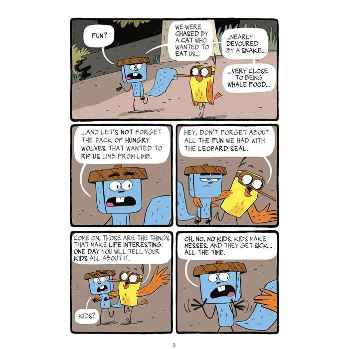 Bird & Squirrel #4 On Fire Scholastic