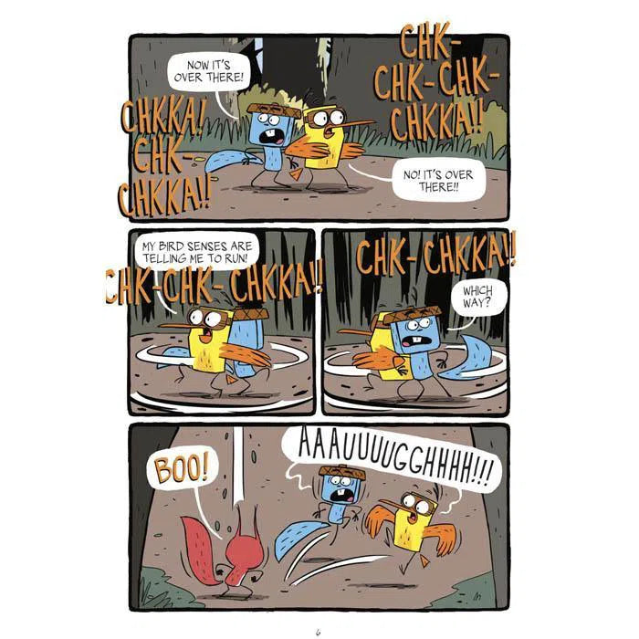 Bird & Squirrel #4 On Fire Scholastic
