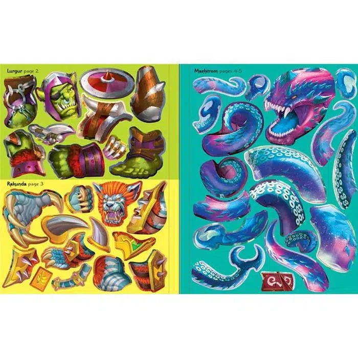build your own monsters sticker book Build Your Own Monsters Sticker Book