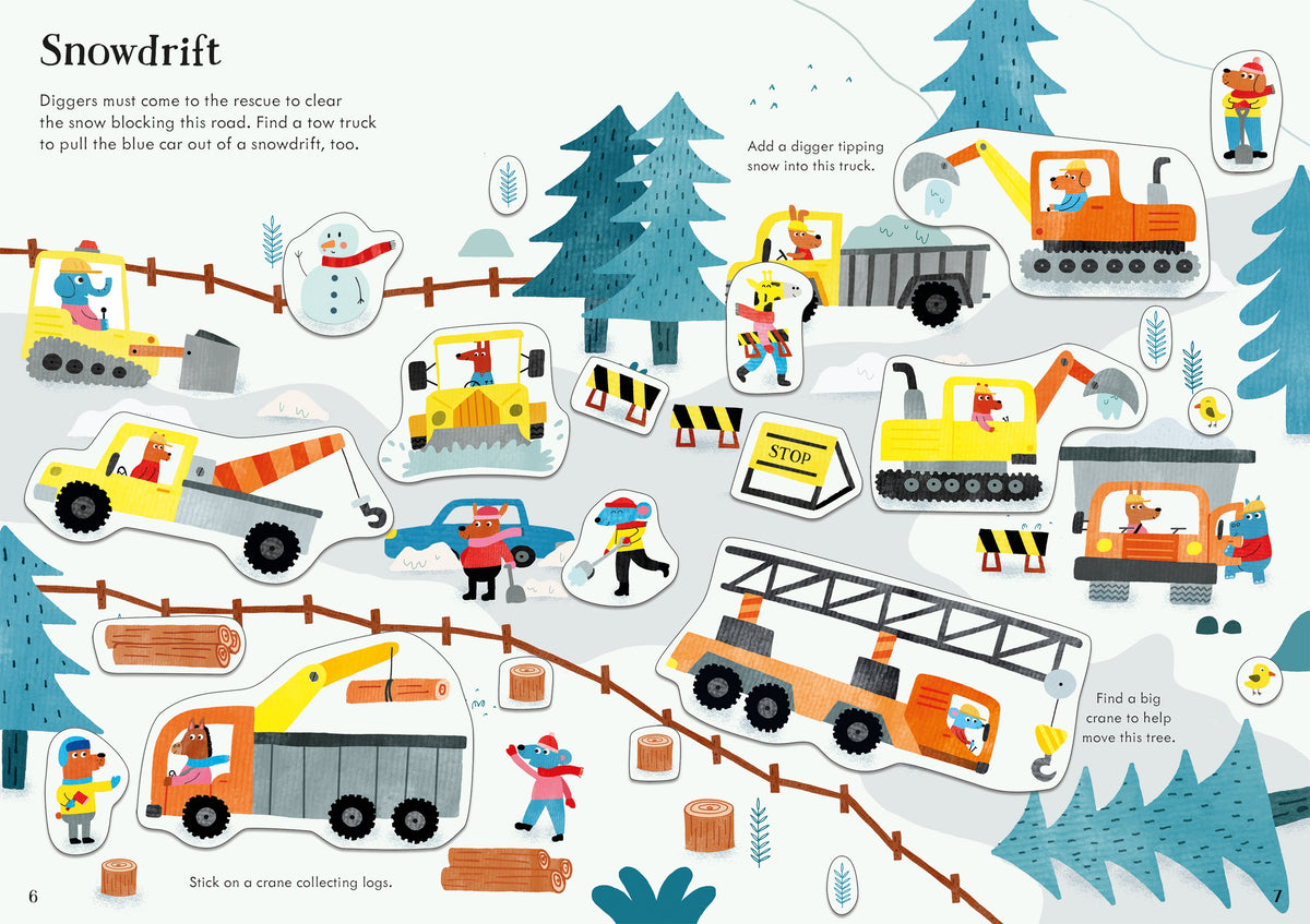 Little First Stickers Diggers and Cranes interior 1 (ISBN 9781474952255) [onix-asset:f56dd4308930dc102d57a91491cc28ca5da59d6695e1fc93a8460a0296749f37]