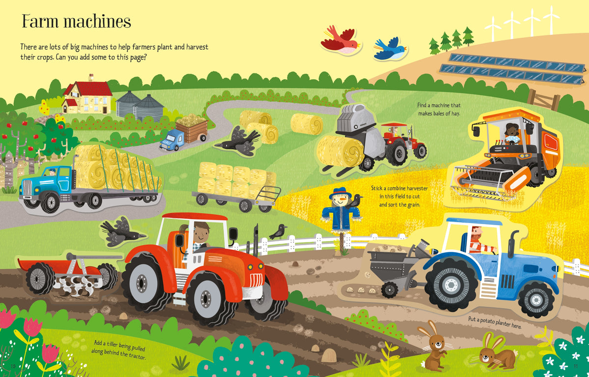 First Sticker Book Farm interior 1 (ISBN 9781474986601) [onix-asset:edbd1b8305534b9de495107784964afca1bbb4193a1f02910fb87410d35ee019]