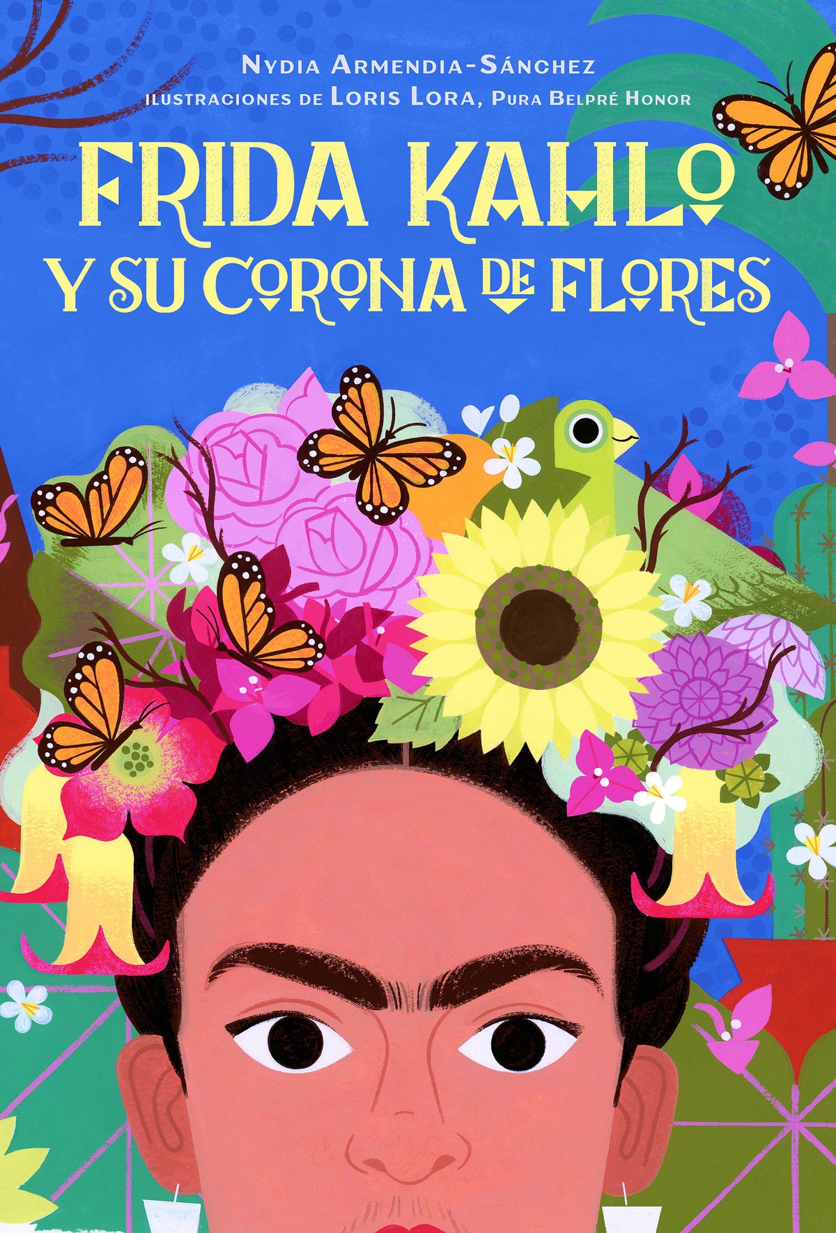 Frida Kahlo y su corona de flores / Frida Kahlo's Flower Crown cover (ISBN 9798890983985) [onix:cf0822a50ecf6e4d62849215b4c4d1e5]