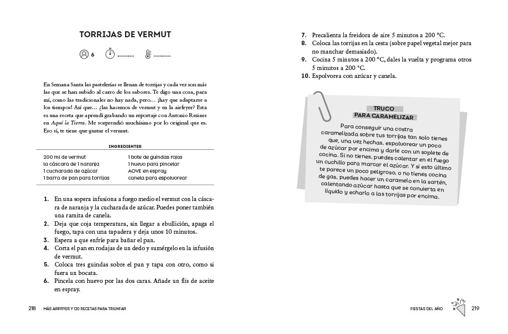 Más airfryer y 120 recetas para triunfar / More Air Fryer and 120 Successful Recipes interior 5 (ISBN 9791387629526) [onix:fefd6923f3b3dbcbb1af7b033dfd0e08]