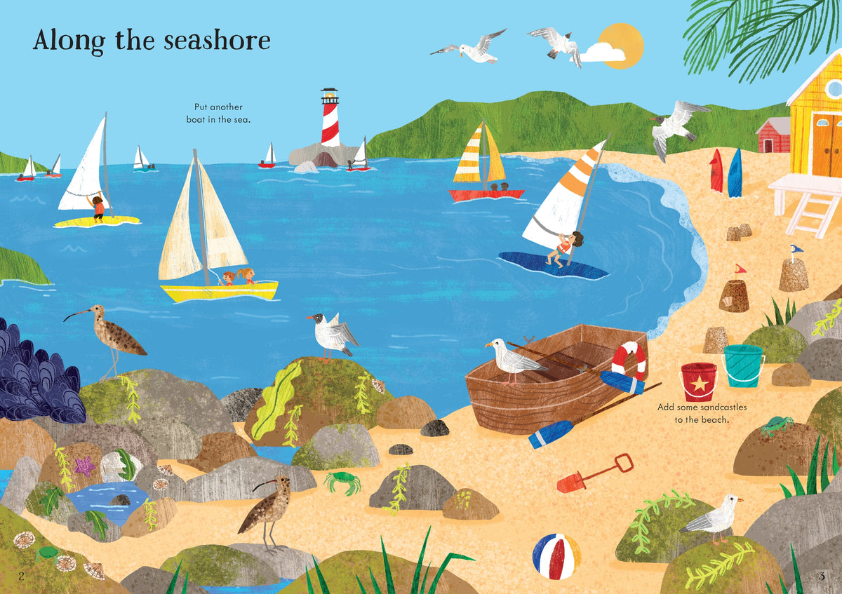 Little First Stickers Seashore interior 1 (ISBN 9781474968225) [onix-asset:7a5439949739104368300774b0d8c33b8ededf32241d3d36ccc79a7a8885364d]