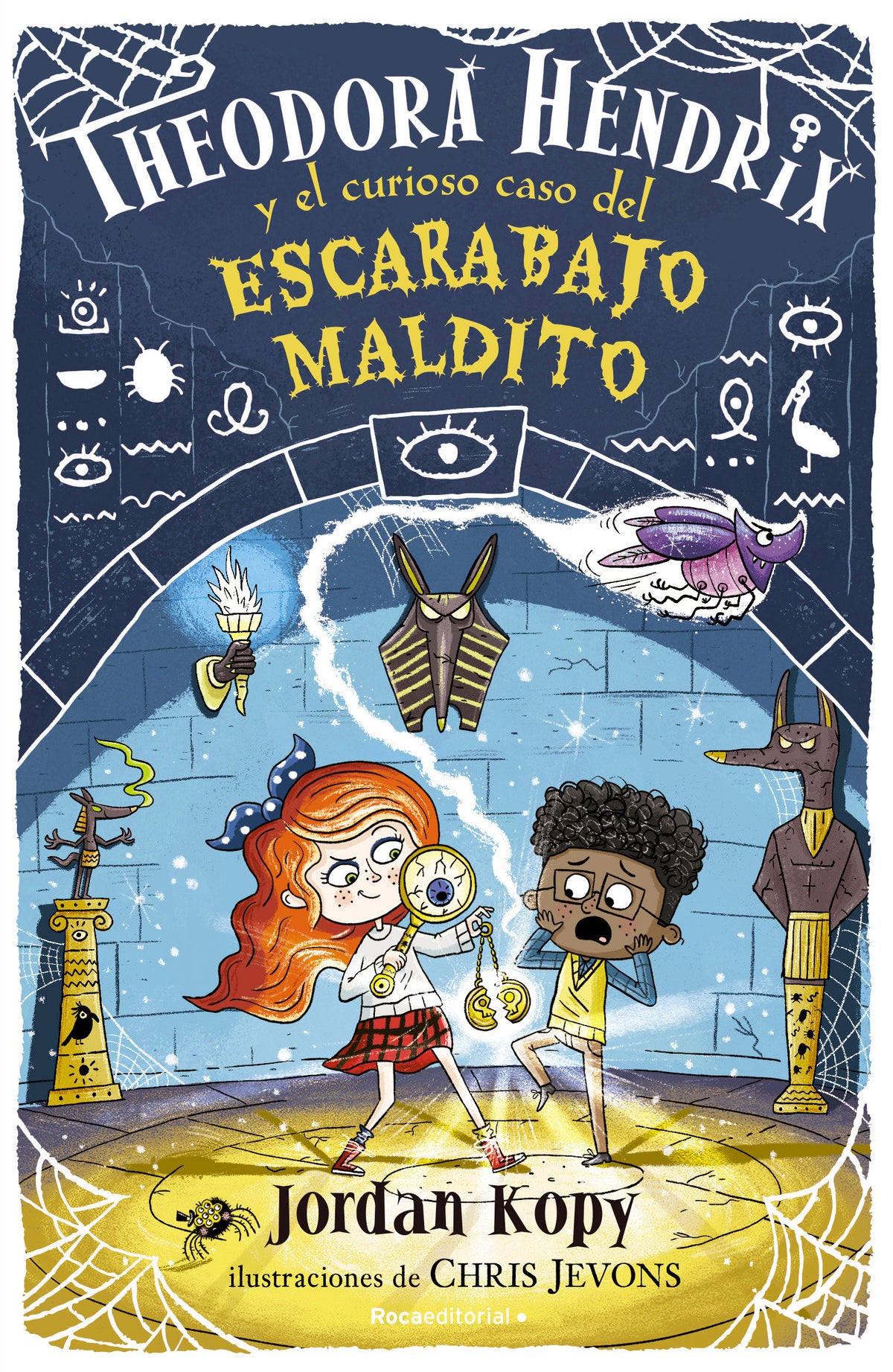 Theodora Hendrix y el curioso caso del escarabajo maldito / Theodora Hendrix and the Curious Case of the Cursed Beetle cover (ISBN 9788418870859) [onix:657570a1e41d39412f7aa4582841d917]