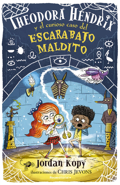 Theodora Hendrix y el curioso caso del escarabajo maldito / Theodora Hendrix and the Curious Case of the Cursed Beetle cover (ISBN 9788418870859) [onix:657570a1e41d39412f7aa4582841d917]