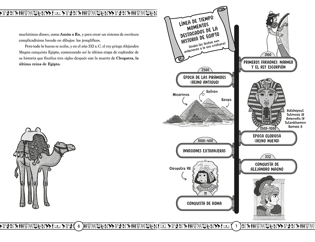 101 historias del Antiguo Egipto para niños y niñas / 101 Stories of Ancient Egypt for Boys and Girls interior 1 (ISBN 9788419975201) [onix:42ae74058245215a7e95b25063896b16]