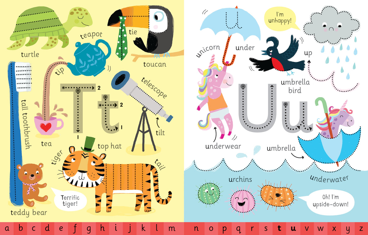 Early Years Wipe-Clean Alphabet interior 1 (ISBN 9781474986663) [onix-asset:7e4c2c9f7aa7af1019bbc63d20c2faf4389b65f16652c8e263332d087ee6696b]