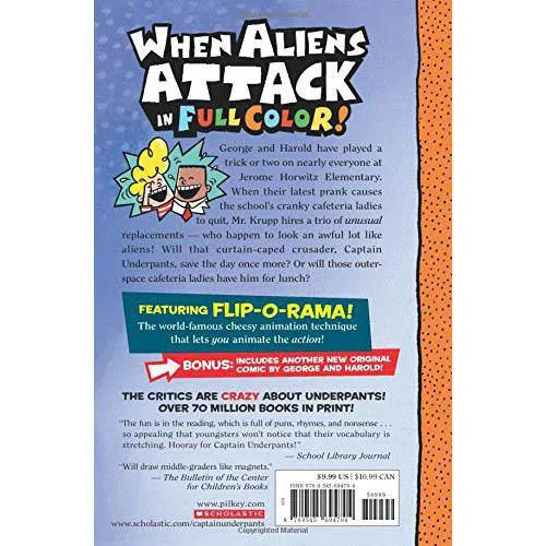 Captain Underpants #03 and the Invasion of the Incredibly Naughty Cafeteria... Color (Hardback) (Dav Pilkey) Scholastic