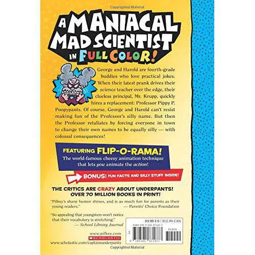 Captain Underpants #04 and the Perilous Plot of Professor Poopypants Color (Paperback) (Dav Pilkey) Scholastic