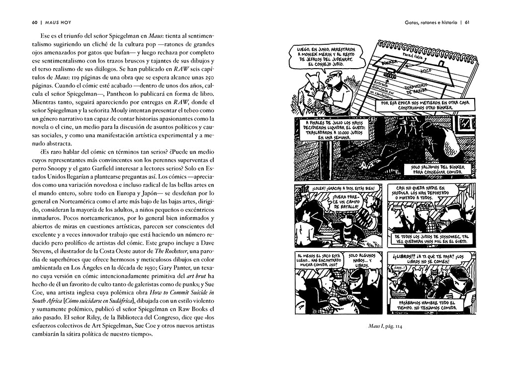 Maus hoy: Una selección de textos / Maus Now: Selected Writing interior 2 (ISBN 9788419940100) [onix:d61364c41da7a62f7a260acac7816b7f]
