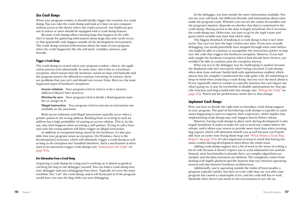 The Book of Debugging interior 2 (ISBN 9781718504066) [onix-asset:7bef1c02fd177ba1f5a3490ae3aa7b1cf4cdd295d8d909b71078dab72d56e9de]