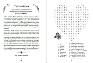 100 devocionales para mujeres. Con sopa de letras (letra grande) / One Hundred Devotionals for Women with Word Search interior 3 (ISBN 9798890983404) [onix:6f19d92ae844d0a4092a26110bd2fdff]