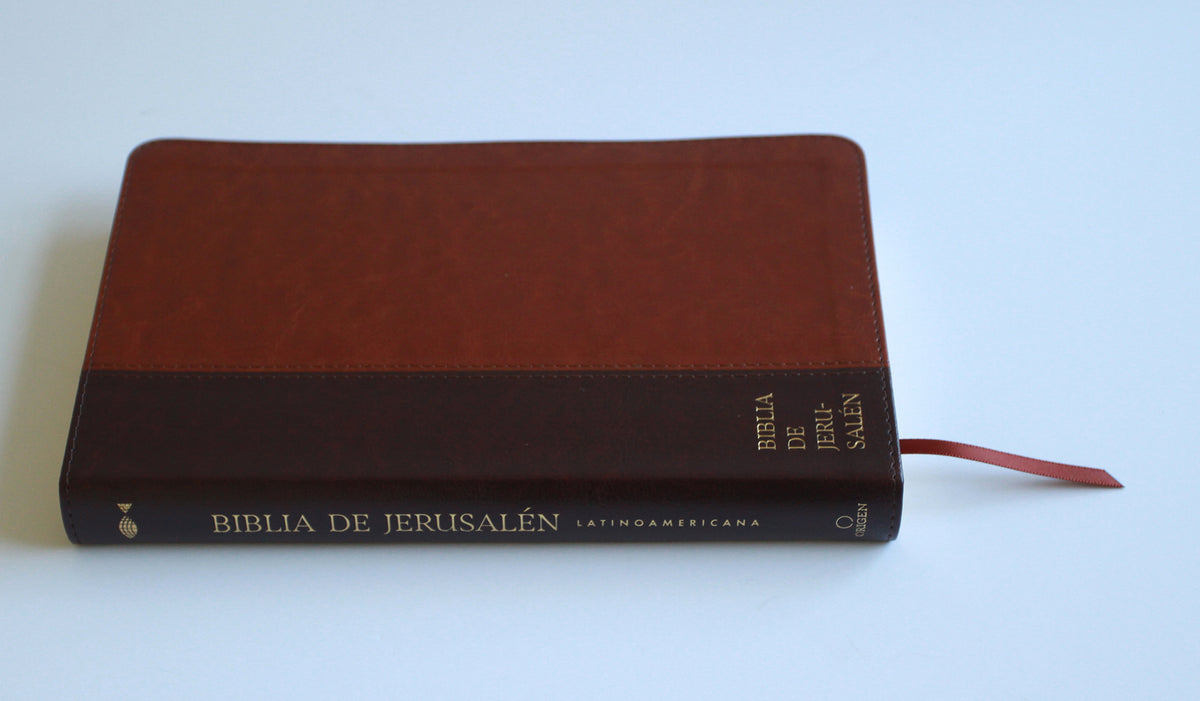 Biblia Católica Biblia de Jerusalén Latinoamericana símil piel marrón / Spanish Jerusalem Bible, Latinamerican Brown leathersoft interior 2 (ISBN 9798890985330) [onix:94ee6bc02b771c1b14df1eaccdf0b07d]