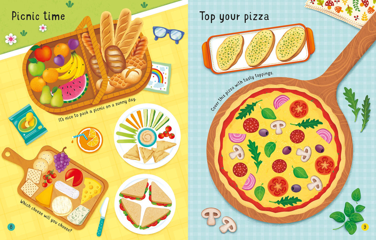 First Sticker Book Mealtime interior 1 (ISBN 9781474986588) [onix-asset:529b54817d4f132eebda27958d31ad357601738b1275808a4c8401499a809d3c]