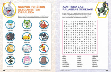 Pokémon libro oficial de actividades - Región de Paldea / Pokémon the Official Activity Book of the Paldea Region interior 1 (ISBN 9788419746559) [onix:03f1ebf8fe95e16fc26345d56c91b207]