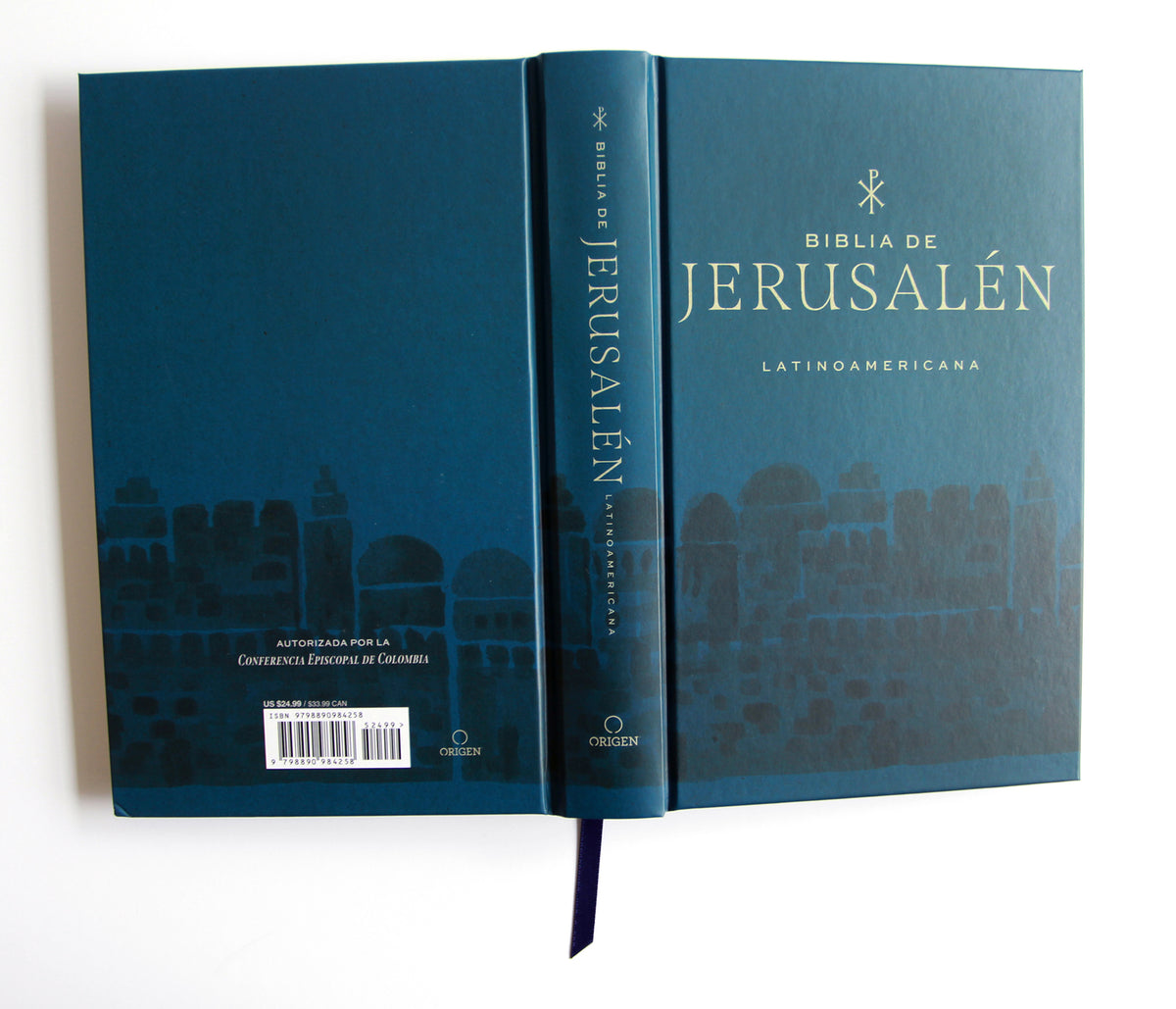 Biblia Católica Biblia de Jerusalén Latinoamericana, tapa dura azul / Spanish Jerusalem Bible, Latinamerican Edition, Hardcover Blue interior 2 (ISBN 9798890984258) [onix:de3e01a29612f252be9d34c16be2ac60]