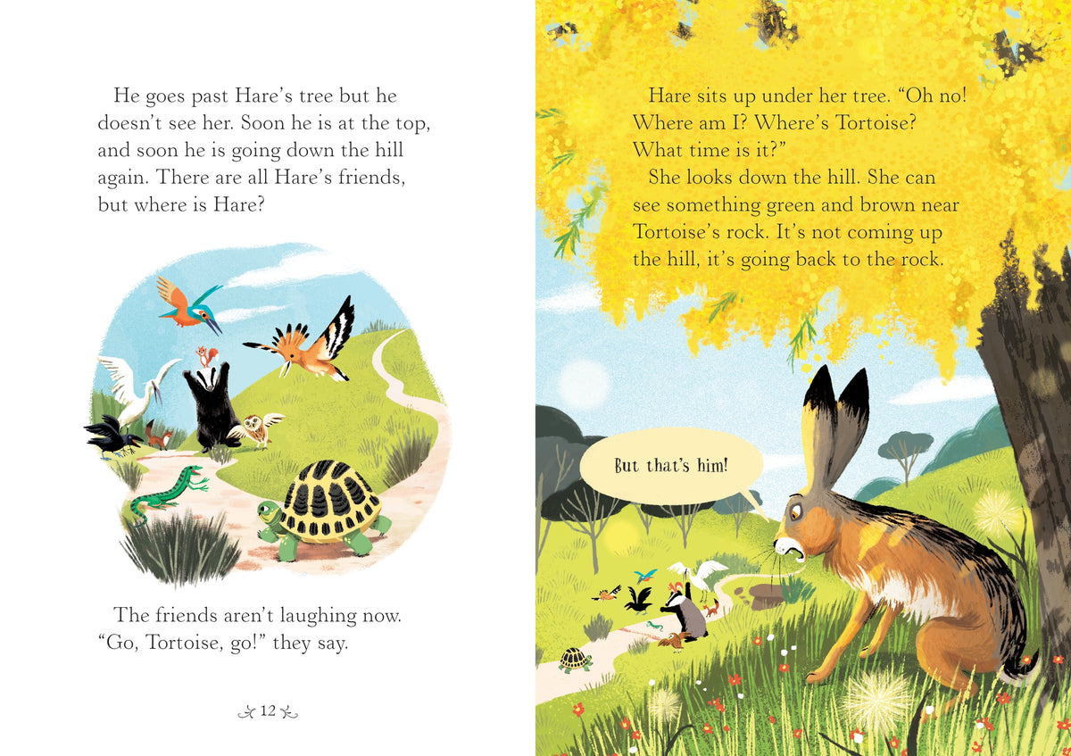 The Hare and the Tortoise interior 1 (ISBN 9781474989114) [onix-asset:824e84832ab677af96e652115ca45da0522cda52404bb03efcca580981d93ff8]