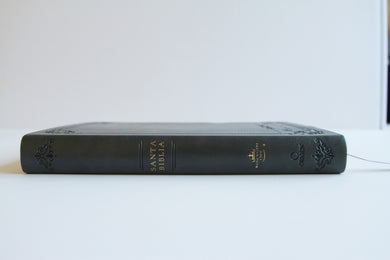 Biblia RVR 1960 letra grande tamaño manual, Piel gris con índice / Spanish Bible RVR 1960 Handy Size Large Print Leathersoft Gray with index interior 3 (ISBN 9798890982148) [onix:81006e1fbc5e84578a4604974cfd0673]