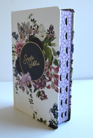 Biblia RVR 1960 letra gigante, tamaño manual, tapa dura, corona de flores con índice / RVR 1960 Handy Size Giant Print HC Floral Crown with Index interior 4 (ISBN 9798890985651) [onix:73a17d1dc3c953a0aeeafe4f692c95bd]