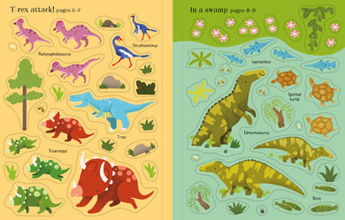 First Sticker Book Dinosaurs interior 1 (ISBN 9781474968263) [onix-asset:3b6dba553befae9802cf91ee3aff5c89b0fe29c486dedcc3a5c8c3792350e8cc]