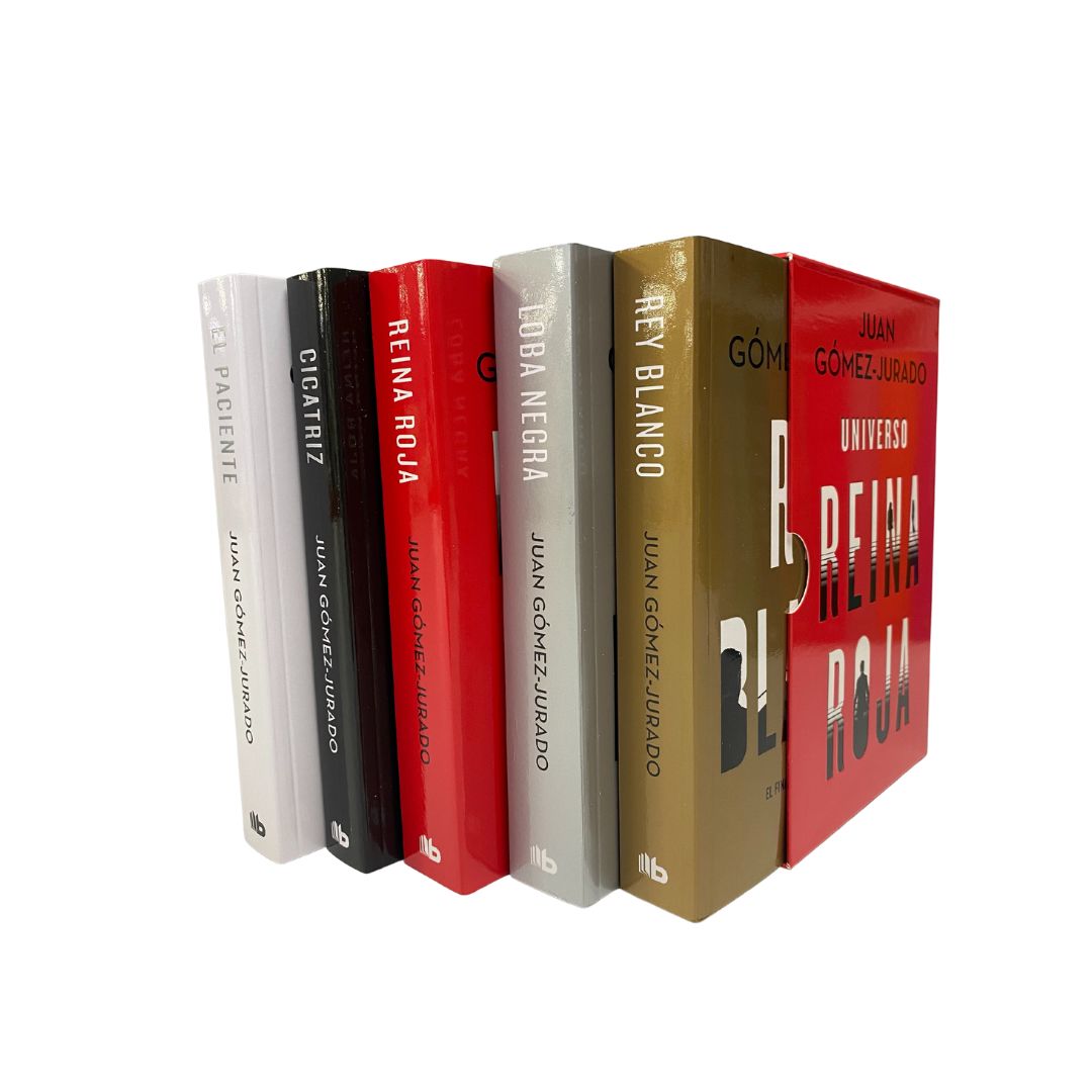 Estuche Universo Reina Roja (5 títulos) / Red Queen Universe Boxed Set interior 1 (ISBN 9788413145044) [onix:ee3df140576ae183bd041285abf78b0c]