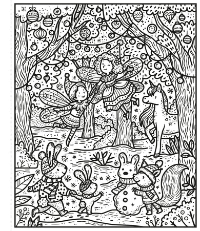 Winter Wonderland Magic Painting Book interior 1 (ISBN 9781801319157) [onix-asset:9beb74c92c9429d375940721dace6efeee49a0ba2b40959d085dd67b585521e6]