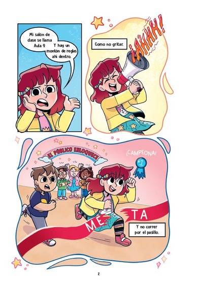 Junie B. Jones y su gran bocota. El cómic / Junie B. Jones and Her Big Fat Mouth: The Graphic Novel interior 1 (ISBN 9798890988805) [onix:f6adf821afdc387874311a61cdc6ac34]