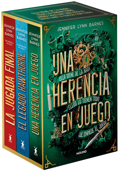 Estuche Una herencia en juego (Una herencia en juego / El legado Hawthorne / La jugada final) / The Inheritance Games Boxed Set cover (ISBN 9788427246058) [onix:1c6953433aee46119762611dd715dbd3]