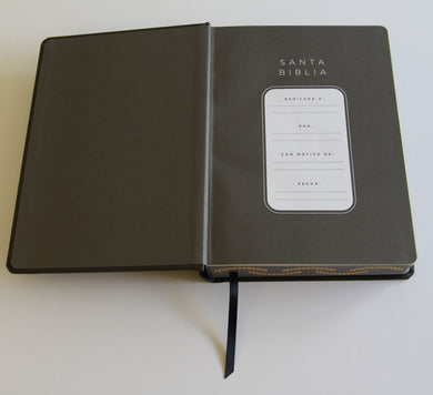Biblia de apuntes RVR 1960 TD, Negro y oro (Edición cantos pintados) / Spanish Journaling Bible RVR 1960 HC Black and Gold interior 4 (ISBN 9798890982230) [onix:06e75f5469abaefeee2acf1f9cca9dcc]