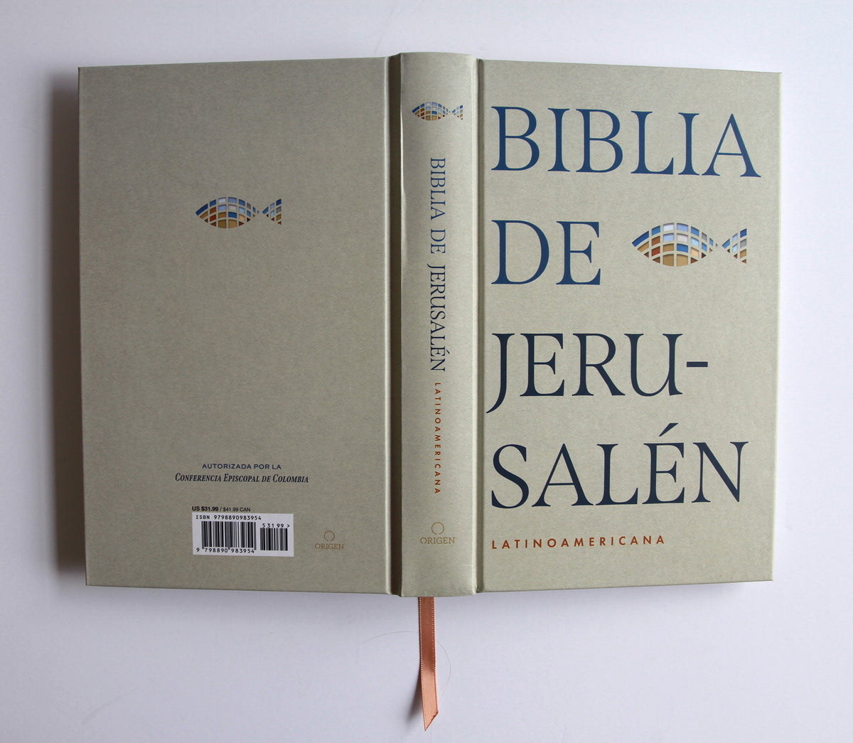 Biblia Católica Biblia de Jerusalén Latinoamericana, tapa dura edición clásica marrón arena con índice / Jerusalem Bible - Latin American Edition HC Sand interior 4 (ISBN 9798890983954) [onix:172eacbd695536f0cd8ede9c26aee0eb]