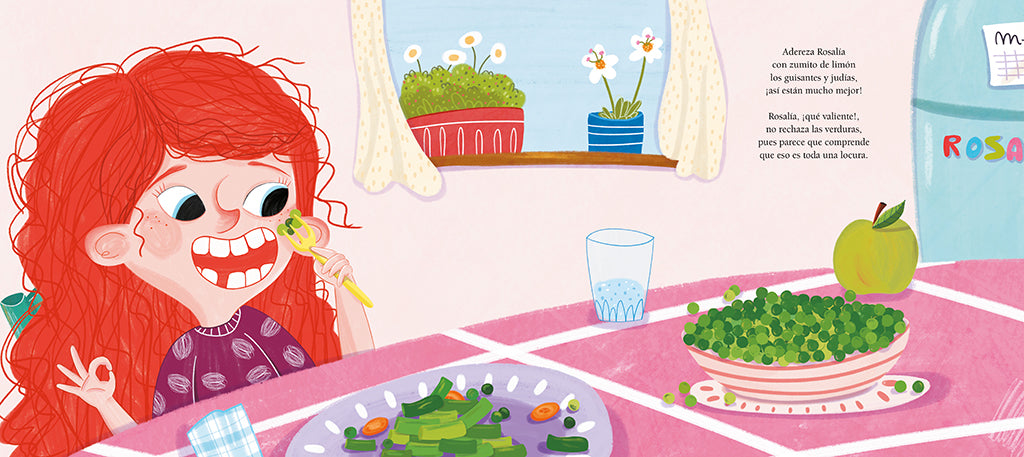 Rosalía y las verduras que no se comía / Rosalia and the Veggies She Didn't Want to Eat interior 3 (ISBN 9788448864019) [onix:dc8b51f636f0c3e77407258231dedb07]