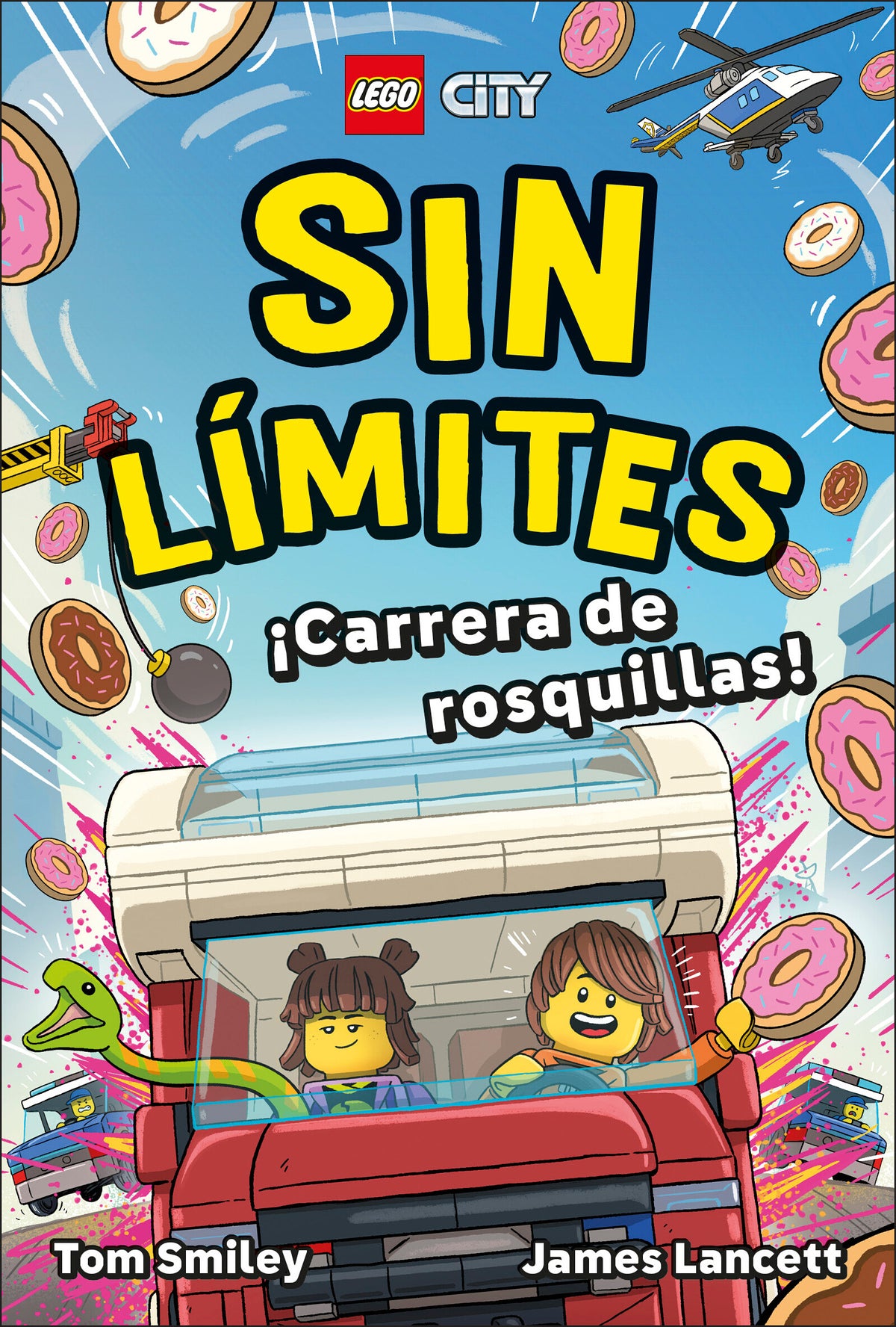 LEGO City Sin límites ¡Carrera de rosquillas! (Game On! Donut Dash) cover (ISBN 9798217316526) [onix:039d9494aa26e5048cc1eb4a23f76cb8]