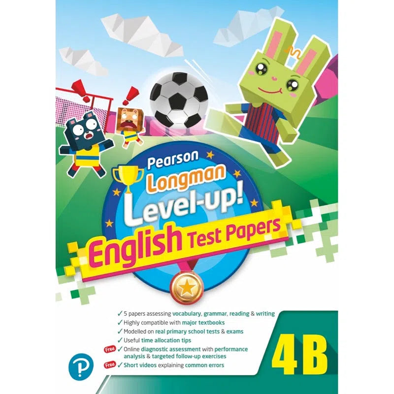 Pearson Longman Level-up! English Test Papers (with Online diagnostic assessment^破解常犯錯誤)-Supplemental: 英文科 English-買書書 BuyBookBook