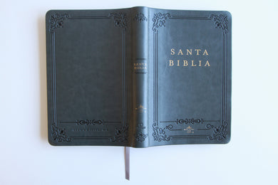 Biblia RVR 1960 letra grande tamaño manual, Piel gris con índice / Spanish Bible RVR 1960 Handy Size Large Print Leathersoft Gray with index interior 2 (ISBN 9798890982148) [onix:947b1dd4e098a1ea616a43fc188156e3]