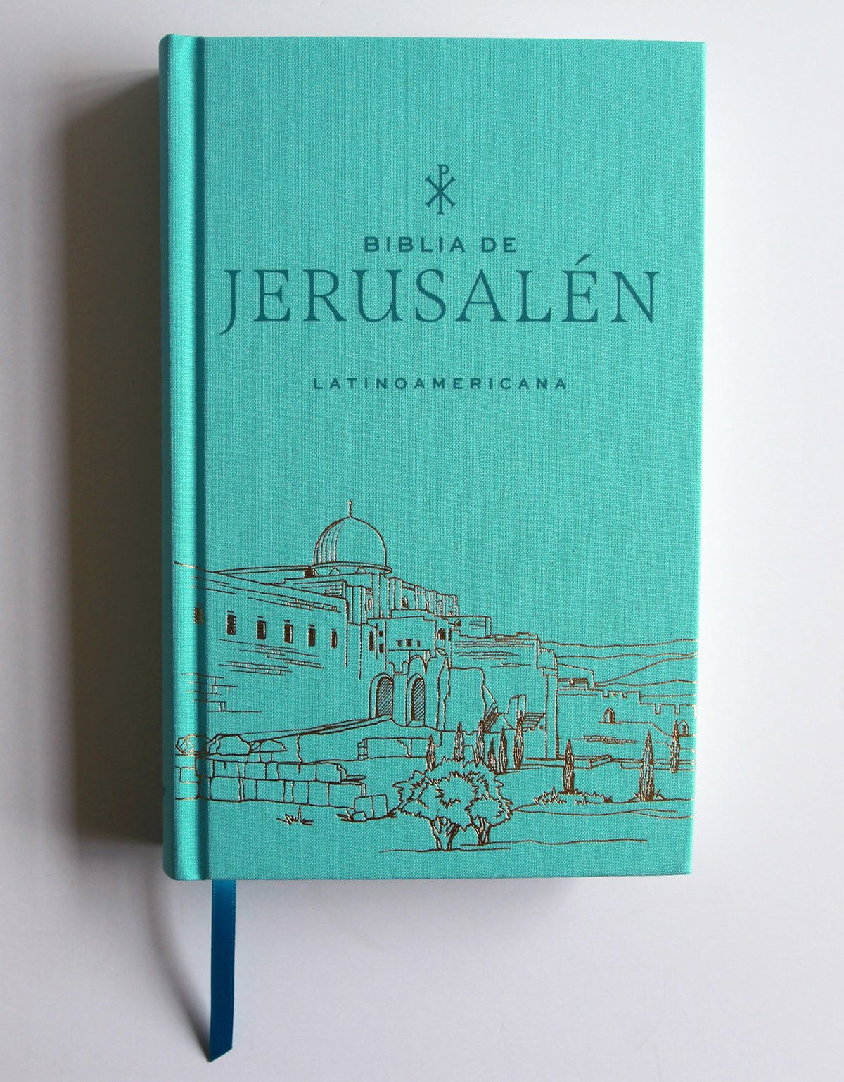 Biblia Católica Biblia de Jerusalén Latinoamericana, tapa dura, tela azul turquesa, edición de regalo / Spanish Jerusalem Bible, Latin American Edition, HC interior 1 (ISBN 9798890984241) [onix:d985e82171c7673837c91e7b11f2b4e4]