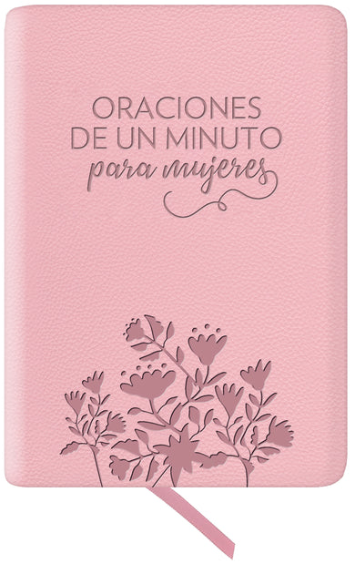 Oraciones de un minuto para mujeres. Símil piel rosada / One Minute Prayers for Women. Leathersoft Pink cover (ISBN 9798890986481) [onix:2c3a0c0ccdb50ed1205aa74dc89f89b4]