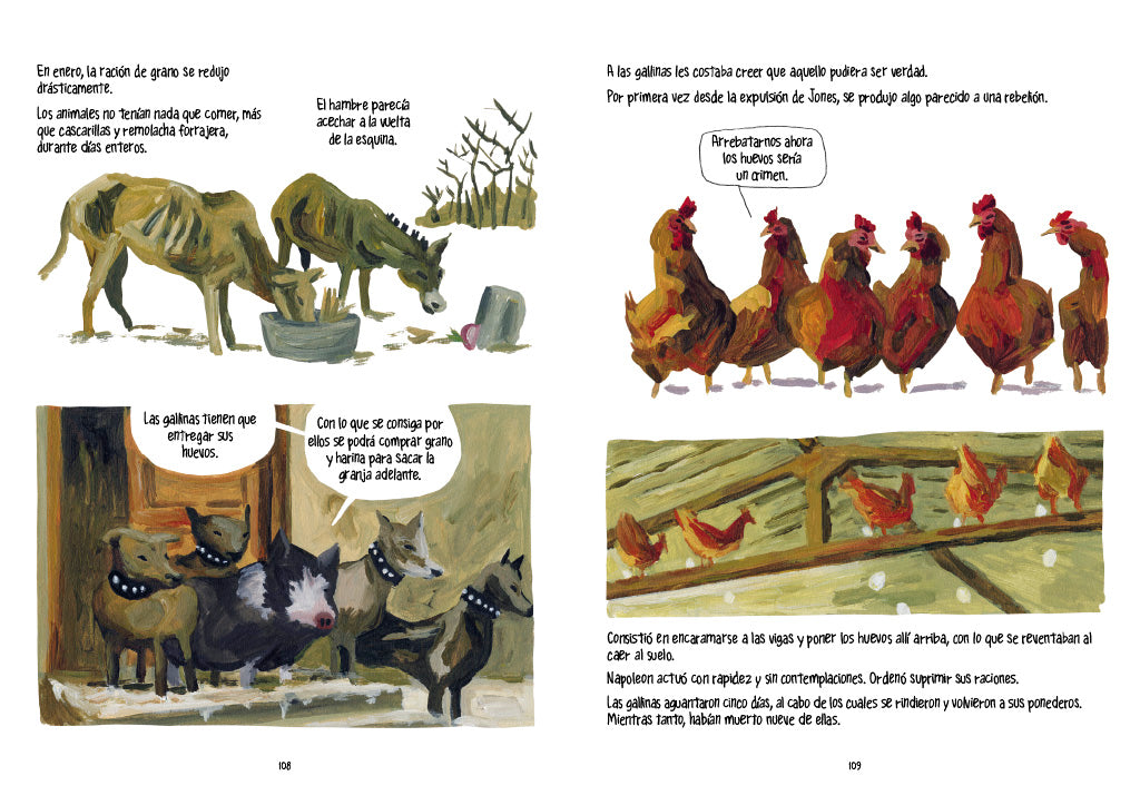 Rebelión en la granja (Novela gráfica) / Animal Farm: The Graphic Novel interior 3 (ISBN 9788466346351) [onix:84405033c2826a4ec55837d055fb89b2]