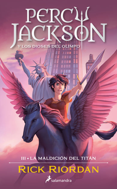 La maldición del Titán / The Titan's Curse cover (ISBN 9798890981127) [onix:3fe86e65084aa4b70469fb0f307aa689]